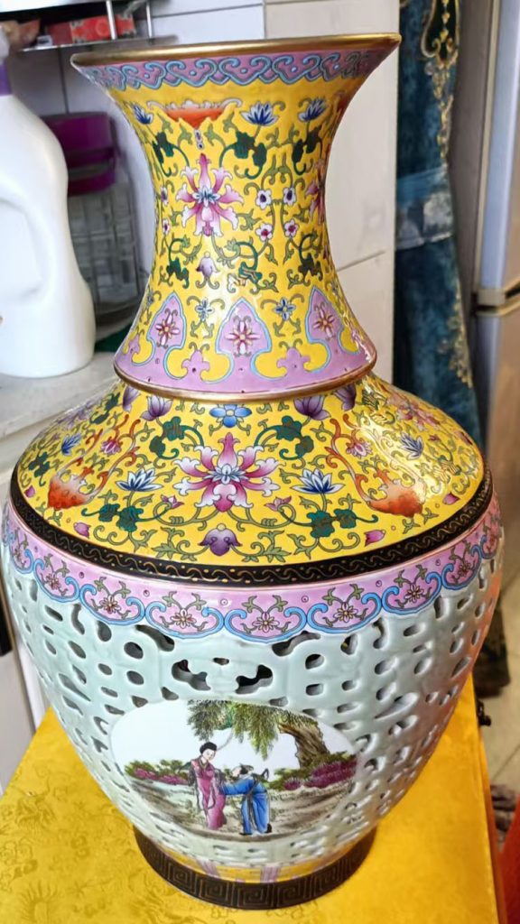 图片[1]-清乾隆珐琅转心瓶-国博文物