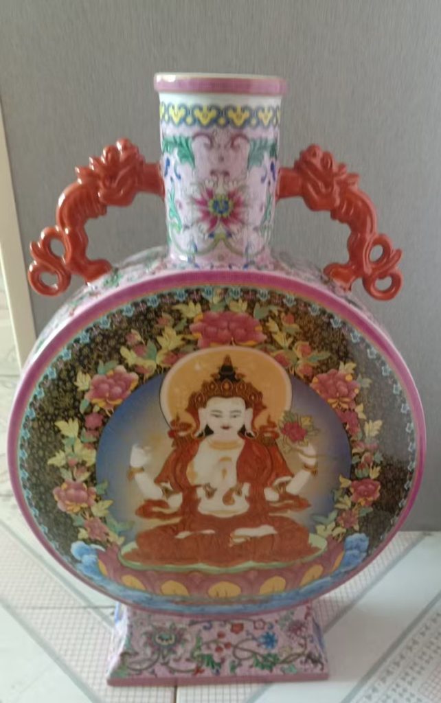 图片[1]-王锡良双耳瓶-国博文物