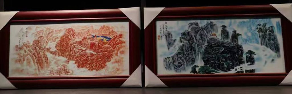 图片[1]-王锡良瓷板画-国博文物