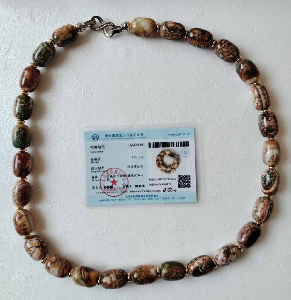 图片[1]-玛瑙珠链-国博文物