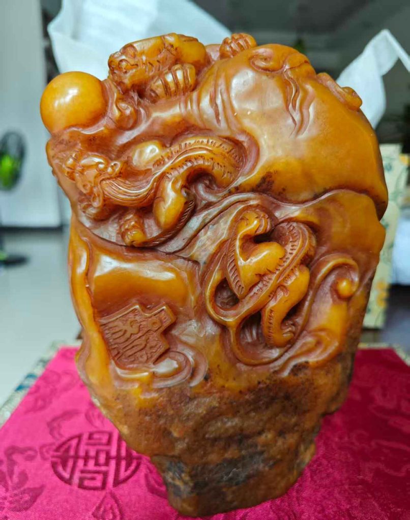 图片[1]-田黄石摆件-国博文物