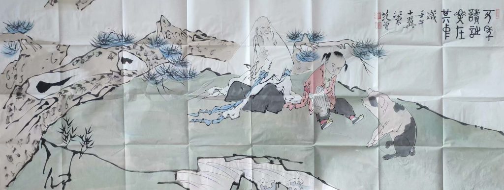 图片[1]-范曾人物图-国博文物