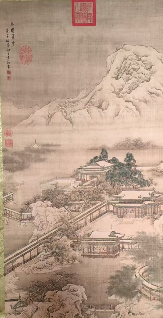 图片[1]-袁江梁园飞雪-国博文物