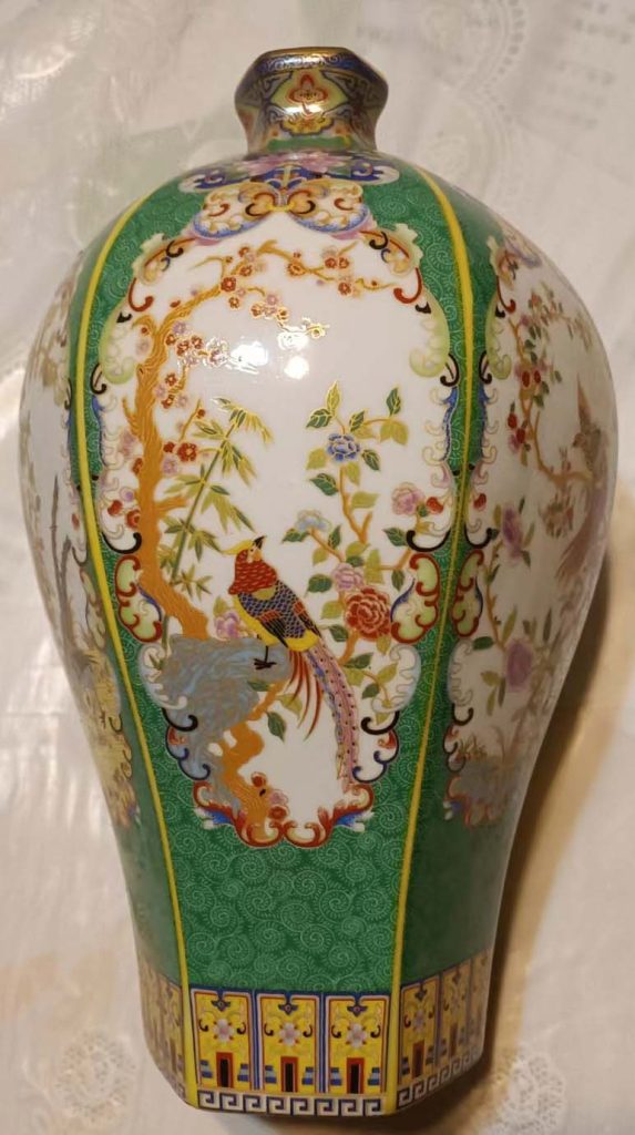 图片[1]-雍正御制六方花鸟瓶-国博文物