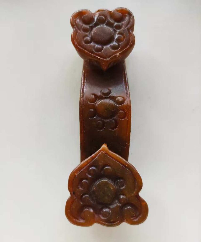 图片[1]-高古玉玉如意摆件-国博文物