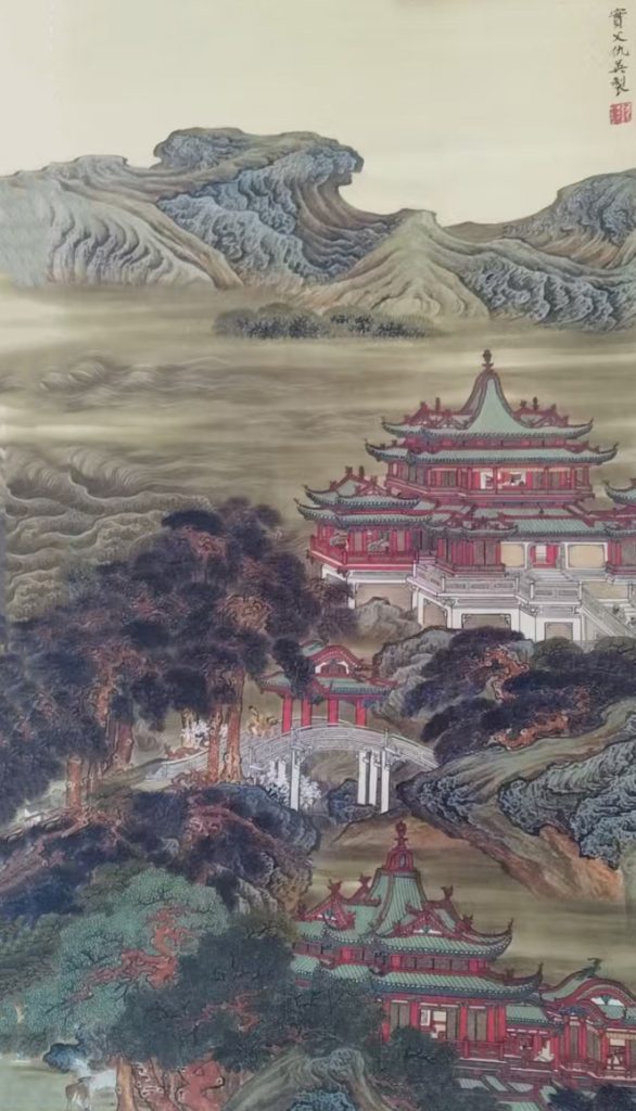 图片[1]-仇英宫室画-国博文物