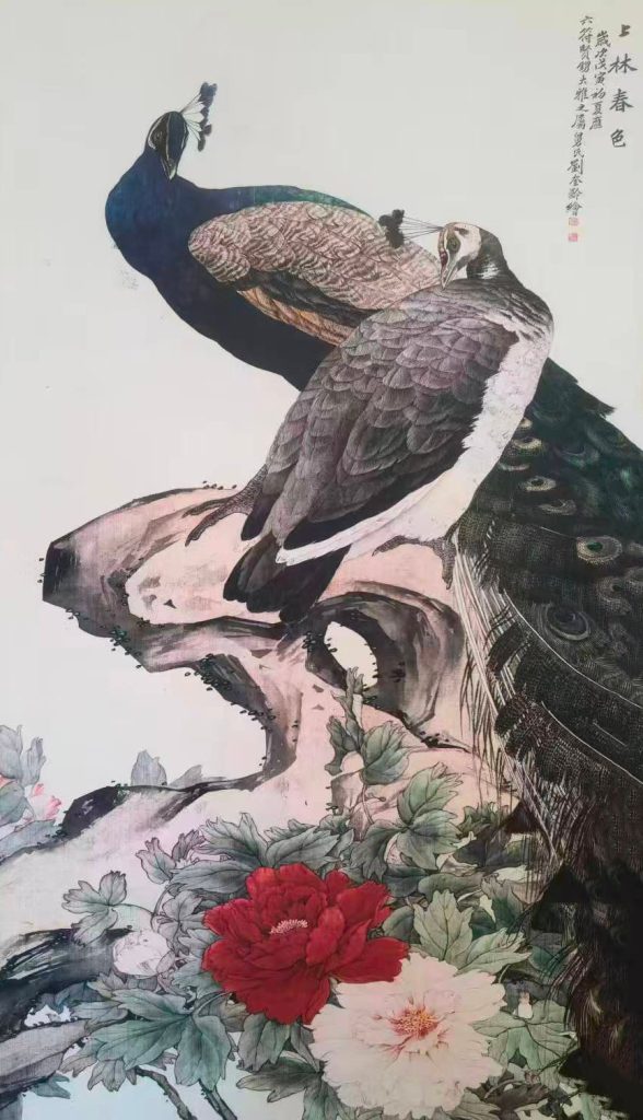 图片[1]-刘奎龄花开富贵-国博文物