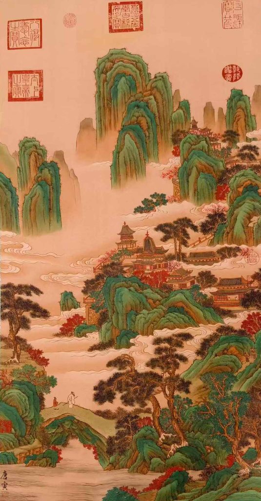 图片[1]-唐寅山水-国博文物