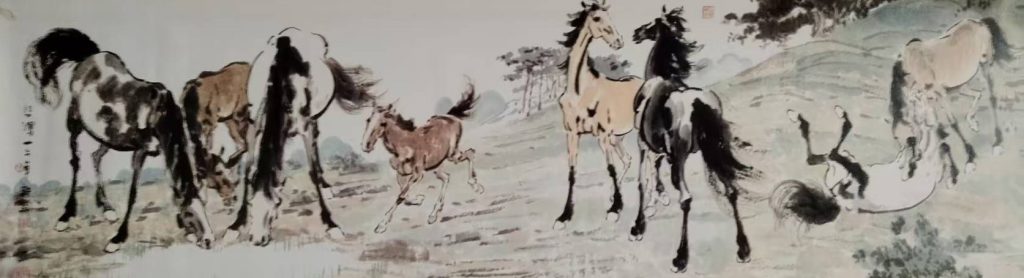 图片[1]-徐悲鸿十骏图-国博文物