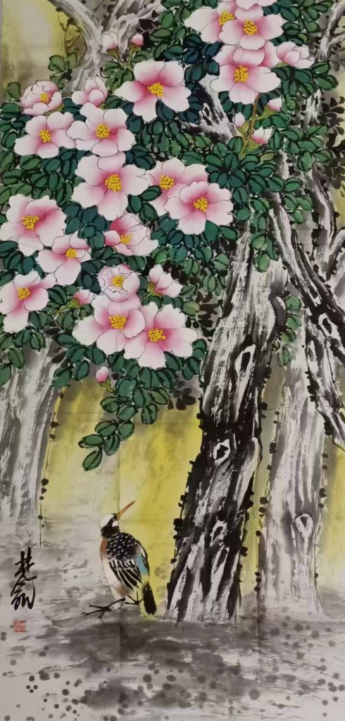 图片[1]-林风眠花鸟-国博文物