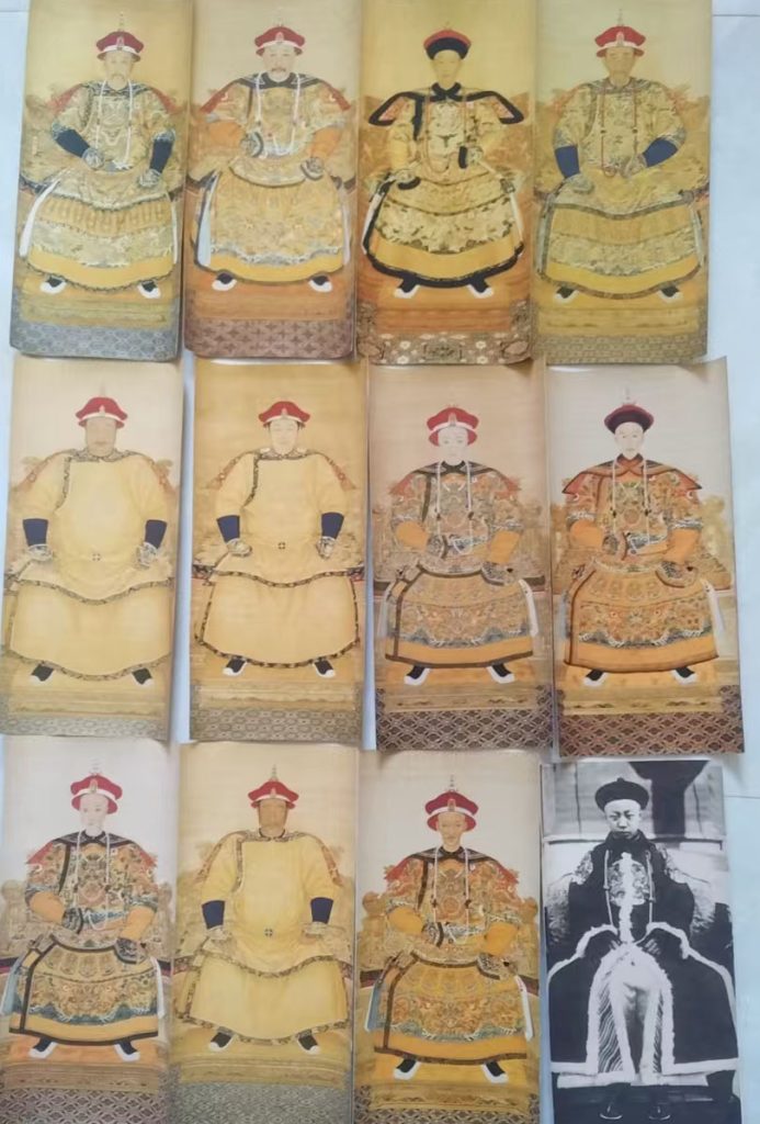 图片[1]-清代十二位皇帝的肖像合集-国博文物