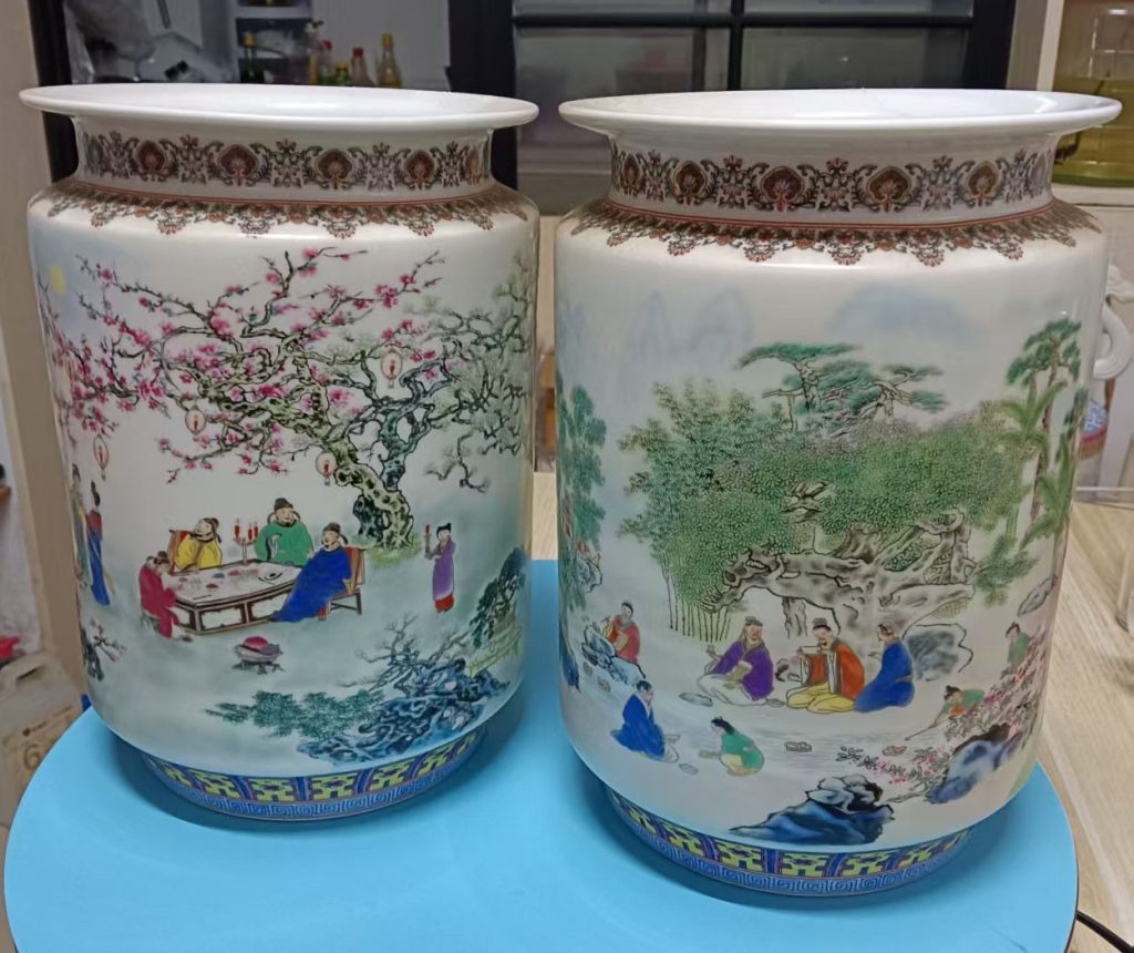 图片[1]-王锡良王彩瓷罐-国博文物