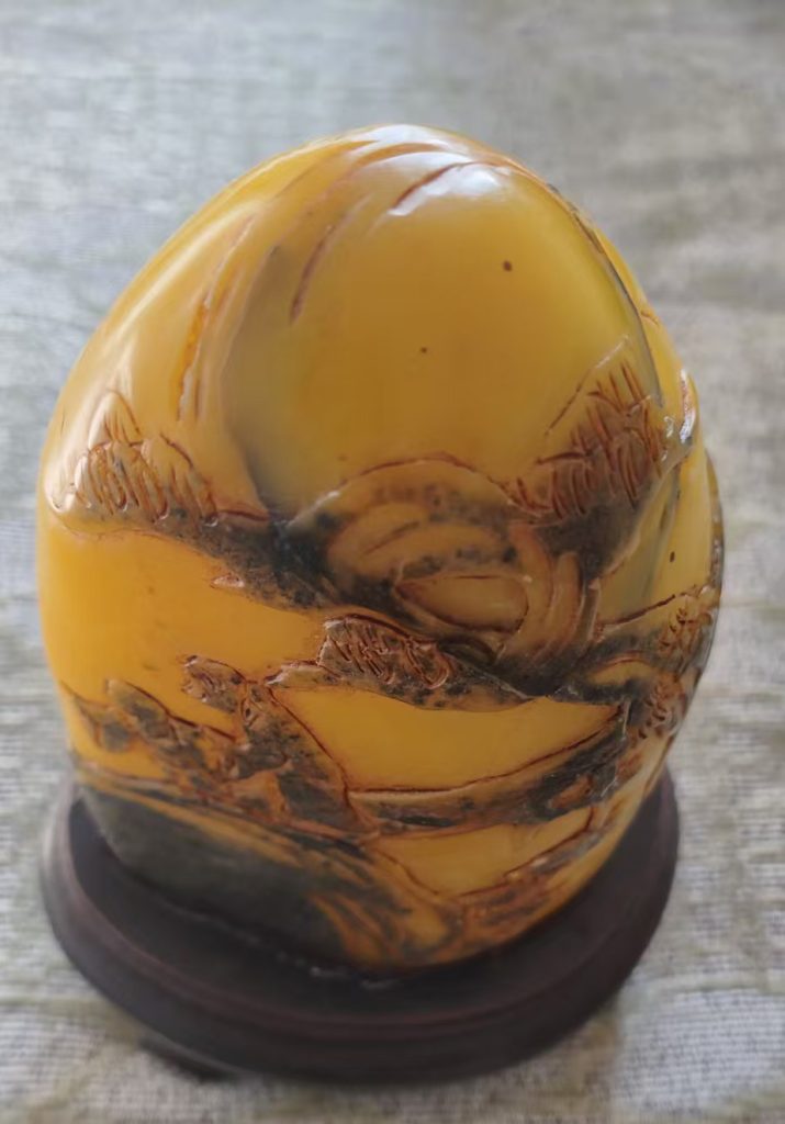 图片[1]-谈笑风生寿山石-国博文物