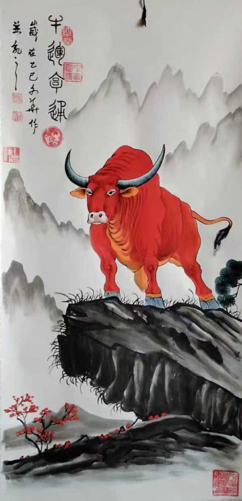 图片[1]-贾文华水牛图-国博文物