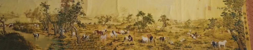 图片[1]-郎世宁百骏图-国博文物