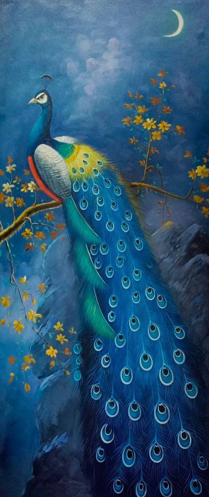 图片[1]-陈顺强孔雀-国博文物