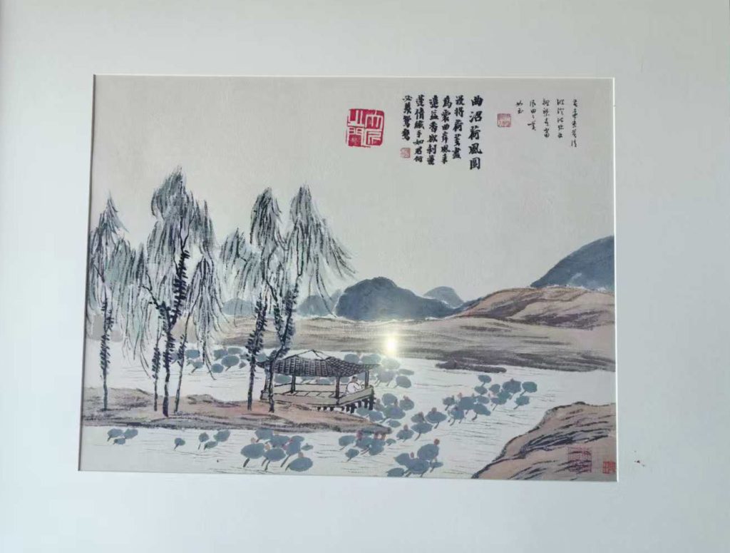 图片[1]-齐白石曲沼荷风图-国博文物