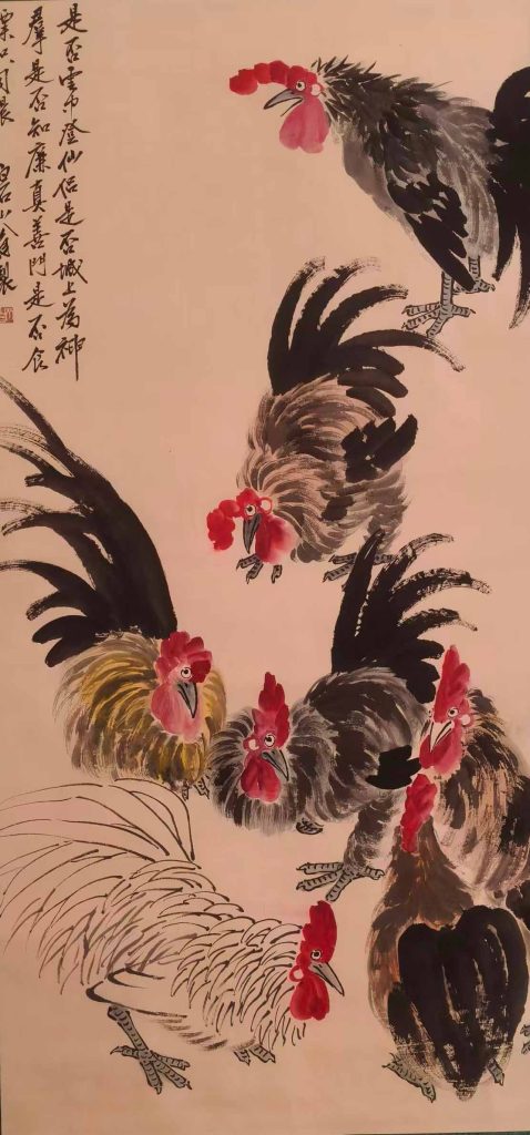 图片[1]-齐白石鸡-国博文物