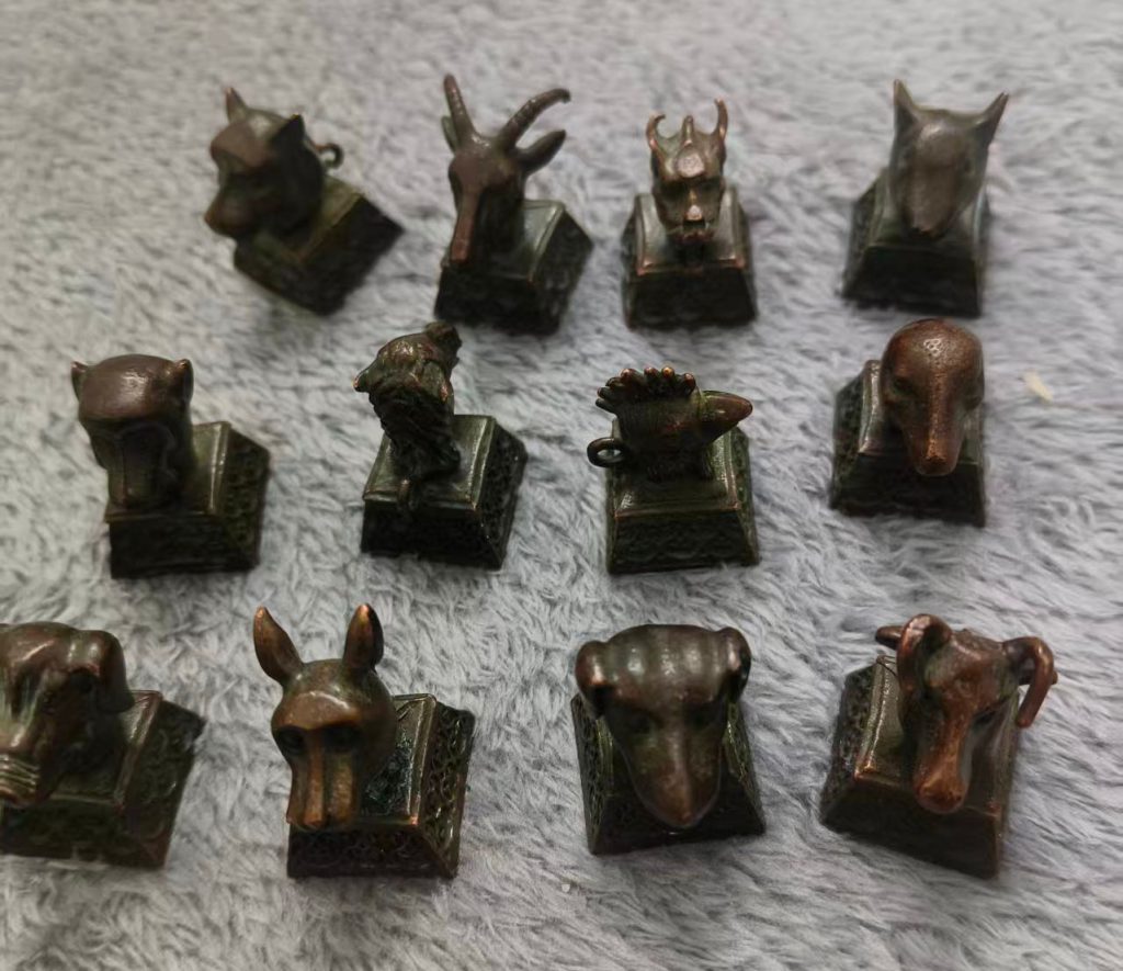 图片[1]-十二生肖印章-国博文物