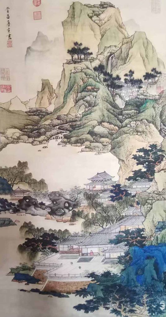 图片[1]-唐寅山水-国博文物