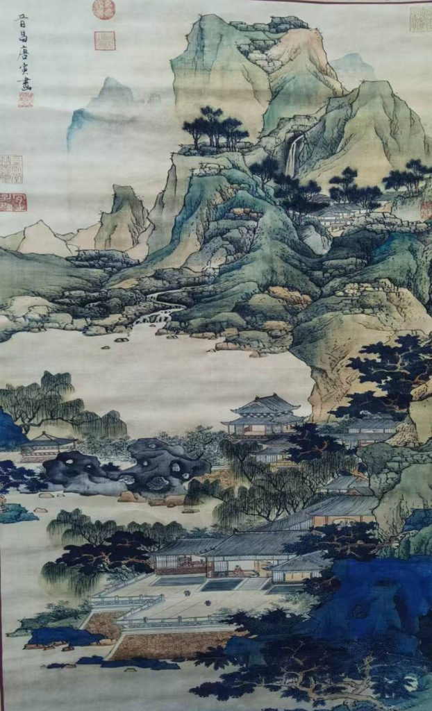 图片[1]-唐寅山水-国博文物