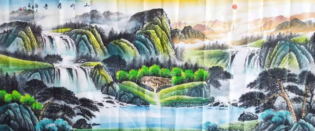 图片[1]-张觉悟山水清音-国博文物