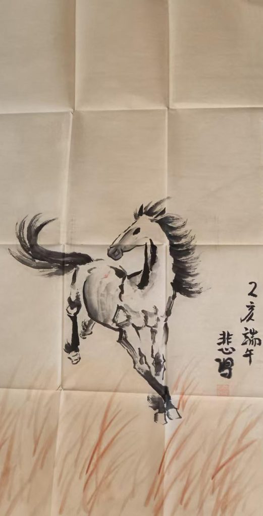 图片[1]-徐悲鸿马-国博文物