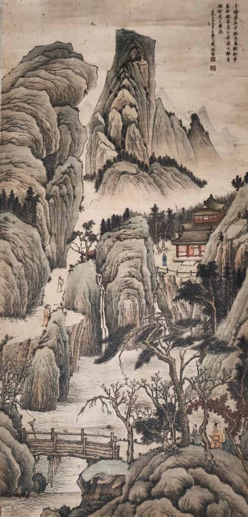 图片[1]-明朝戴进山水-国博文物