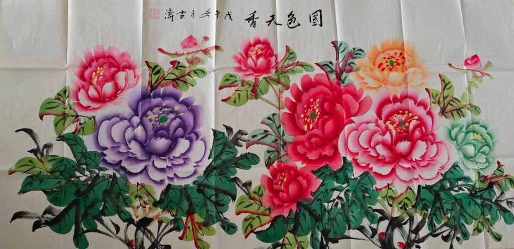 图片[1]-王雪涛国色天香-国博文物