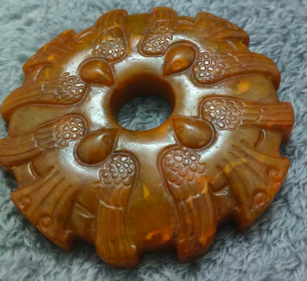 图片[1]-福在眼前高古玉挂件-国博文物