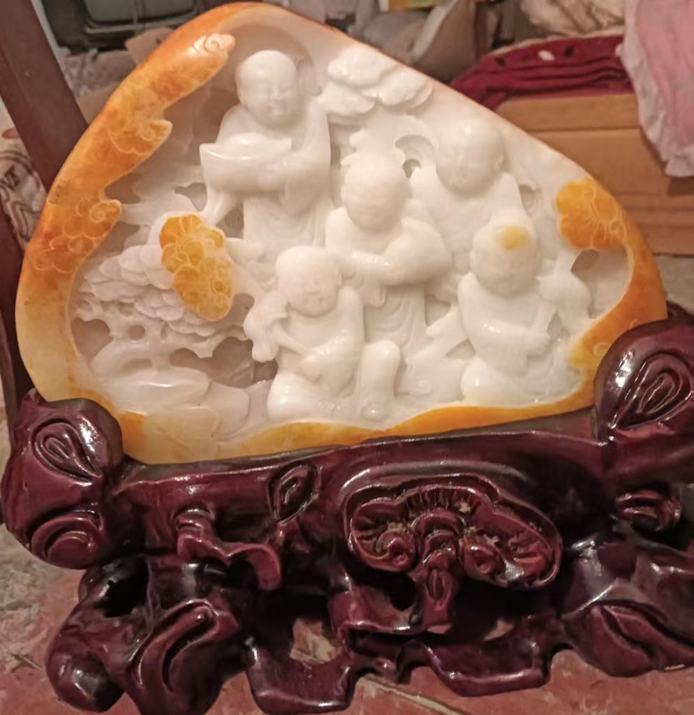 图片[1]-精雕玉石仙祖会-国博文物