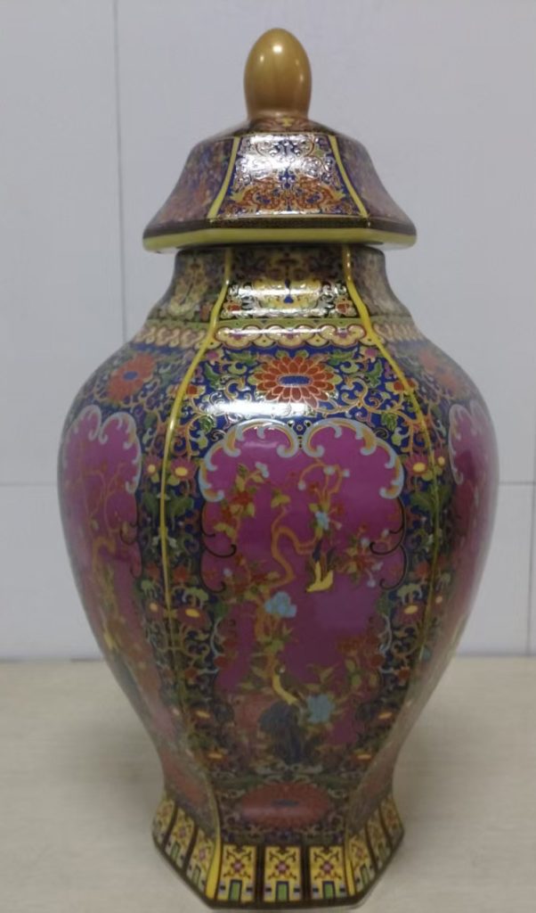 图片[1]-雍正年制花鸟赏瓶-国博文物