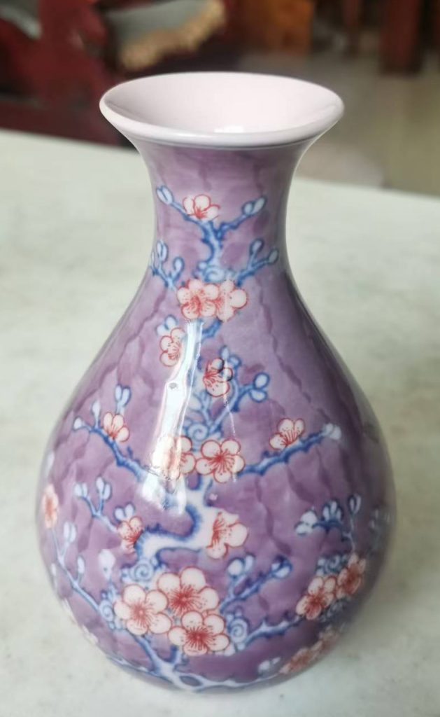 图片[1]-青花红梅瓶-国博文物